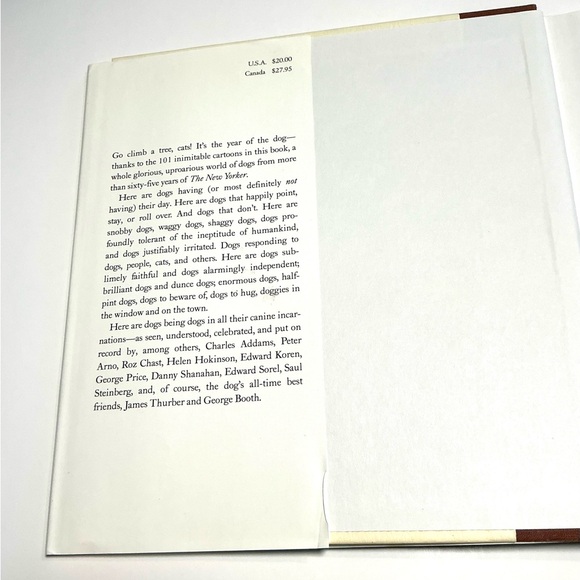 The New Yorker Book of Dog Cartoons Hardcover Book - Picture 4 of 8